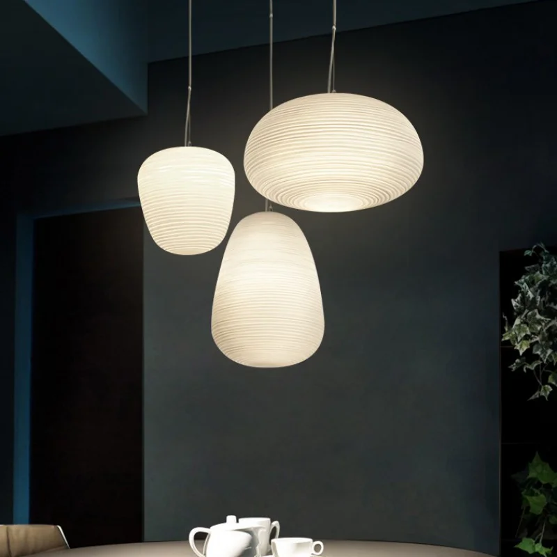 Foscarini-l-mpara-colgante-de-cristal-blanco-lechoso-Simple-r-plica-de-dise-ador-para-cabecera
