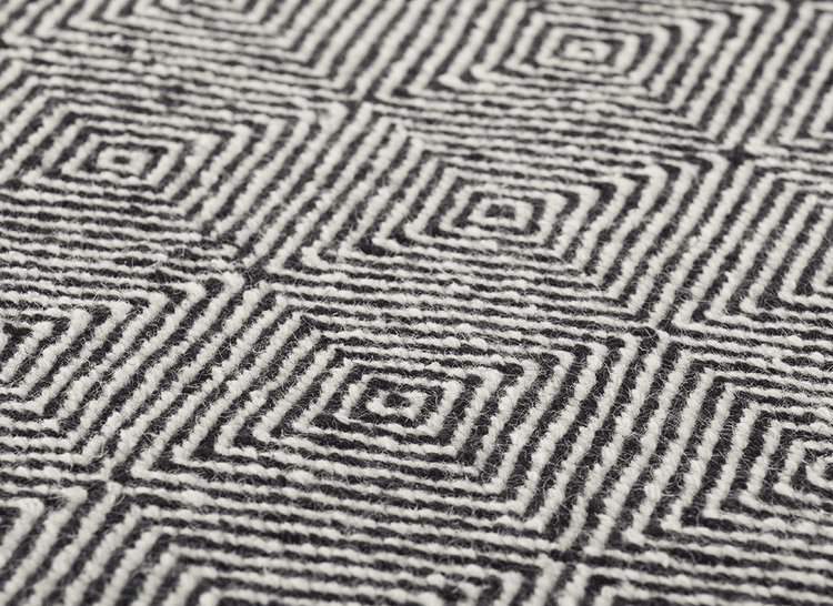 alfombra sail negro detalle