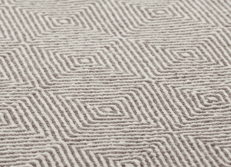 alfombra sail taupe detalle