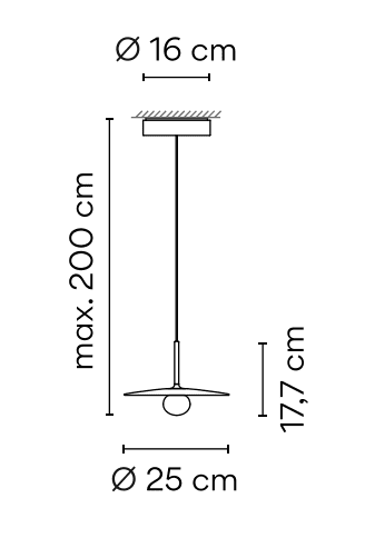 medidas plana 25cm