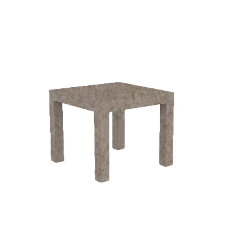 Mesa Jut 90x90 ecru granito