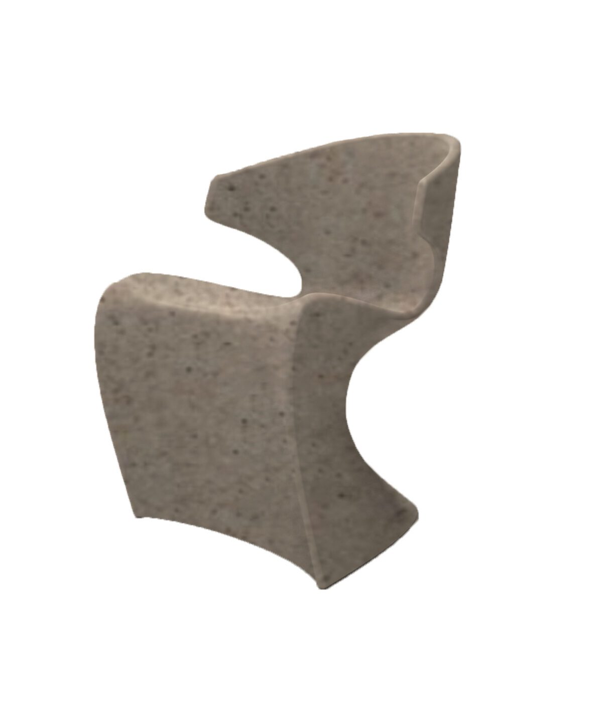 Silla Wing crema granito