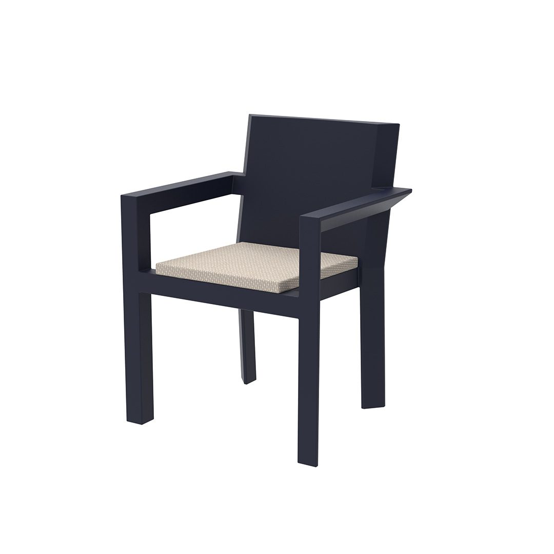Silla con brazos Frame azul
