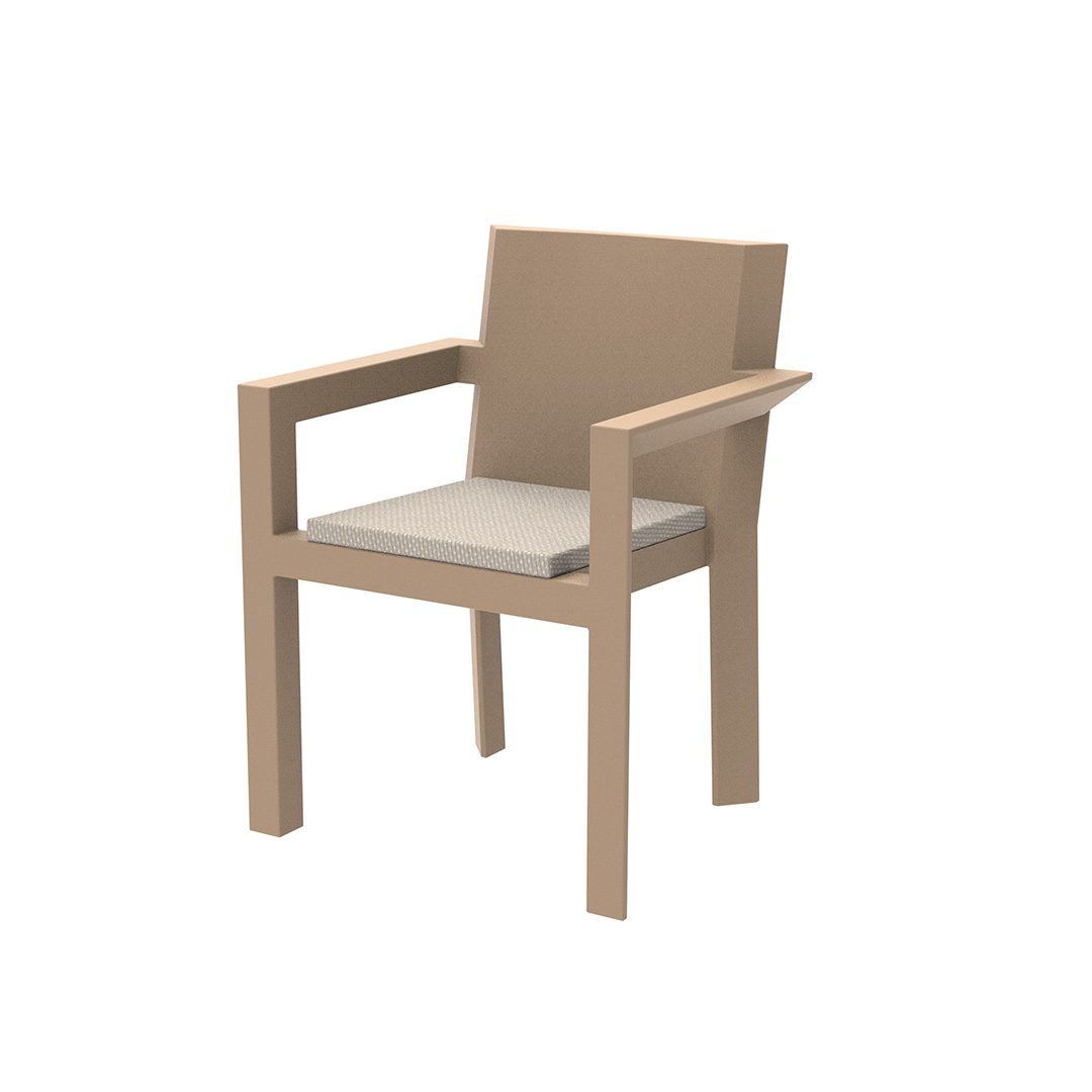 Silla con brazos Frame camel