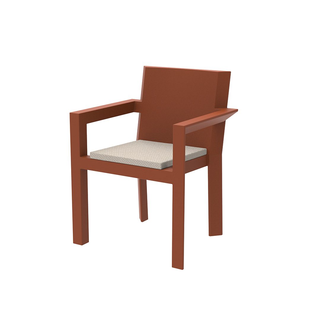 Silla con brazos Frame clay