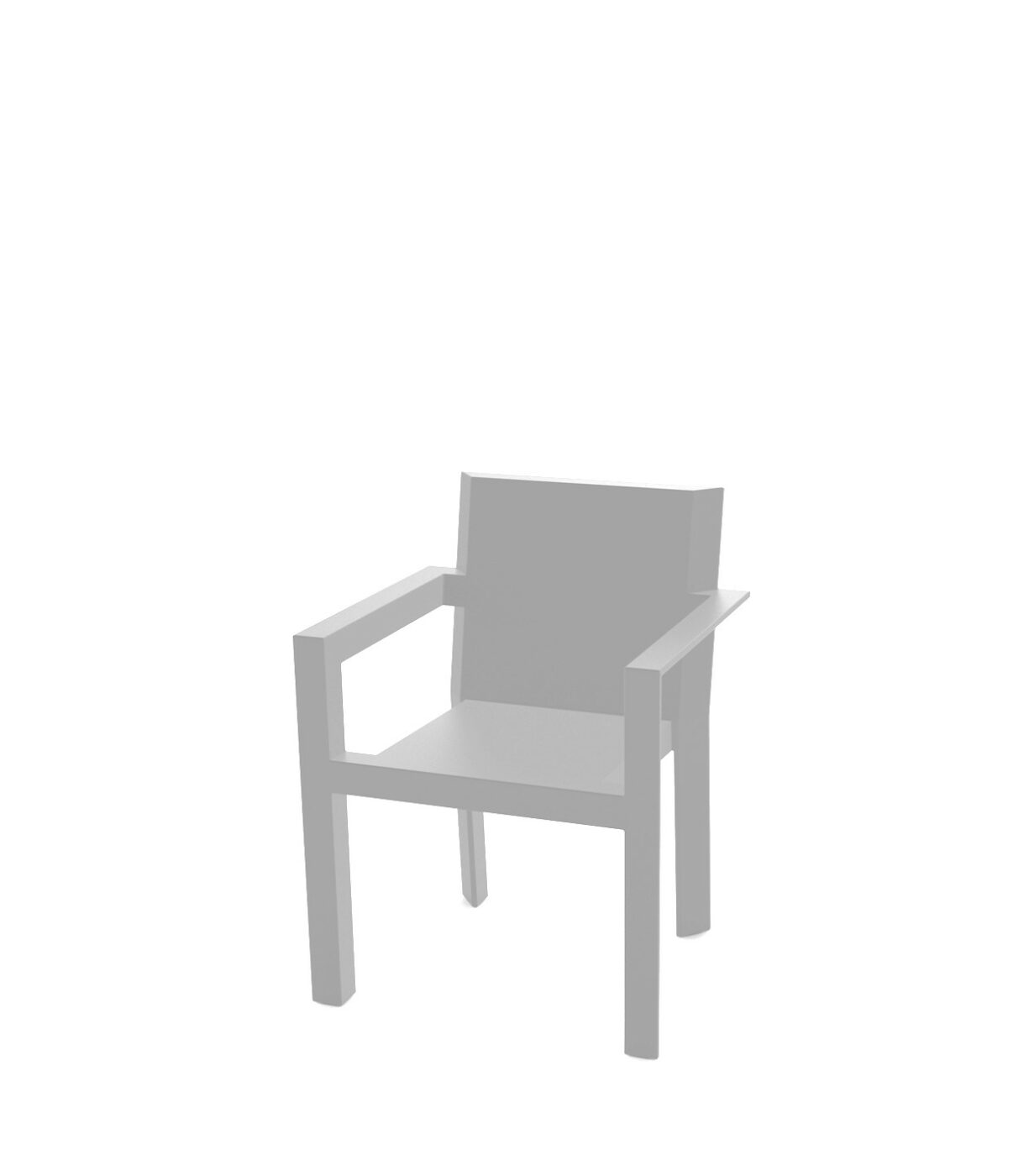 Silla con brazos Frame gris