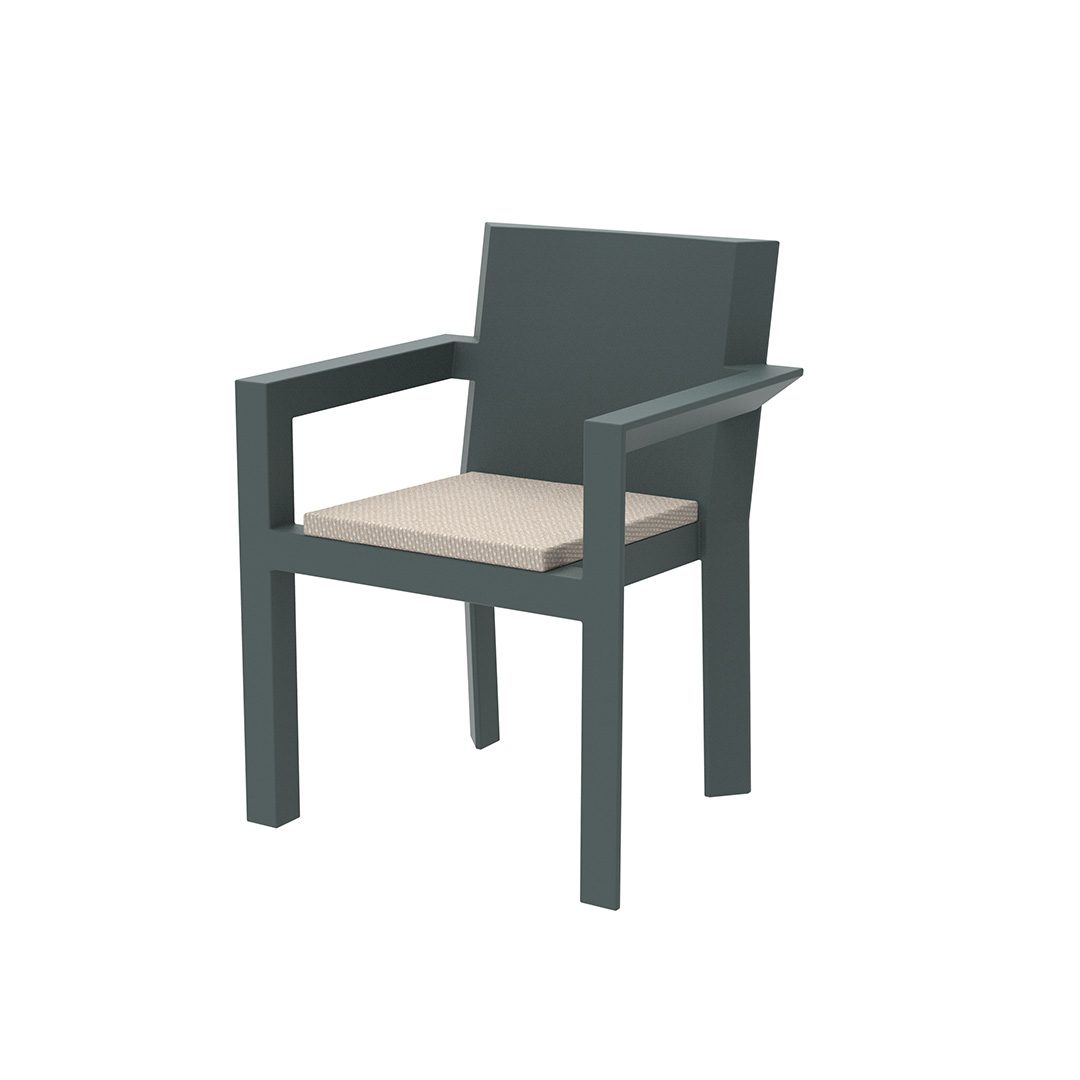 Silla con brazos Frame verde