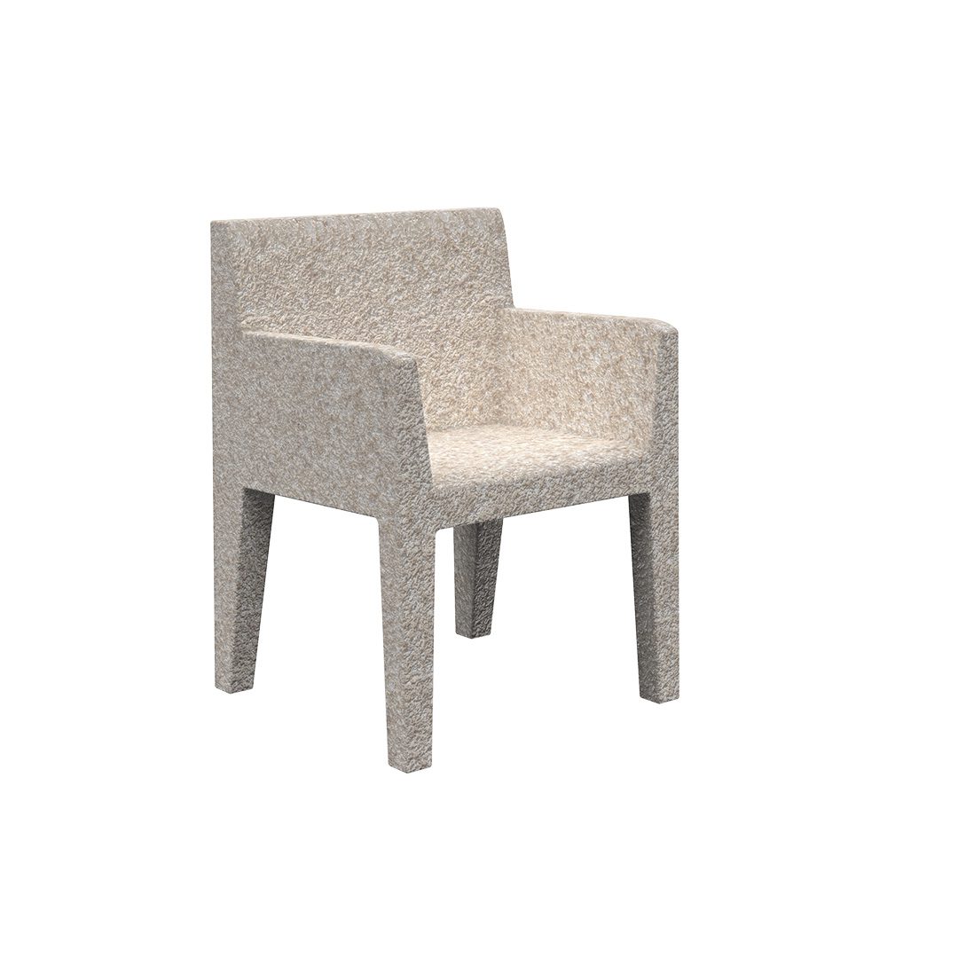 Sillón Jut ecru granito