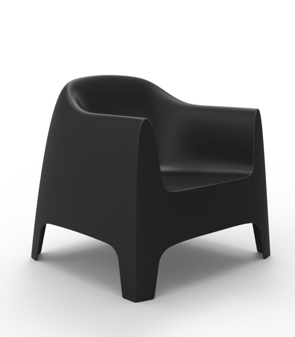 butaca solid negro