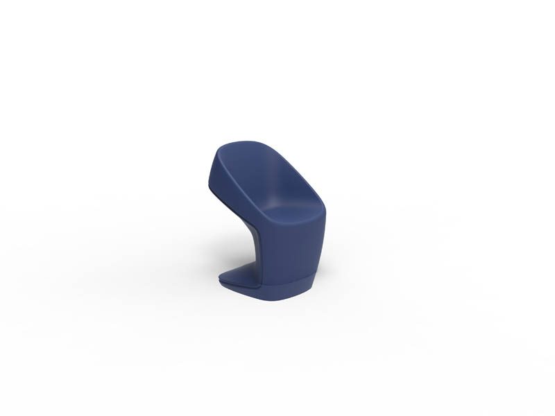 silla ufo azul noche