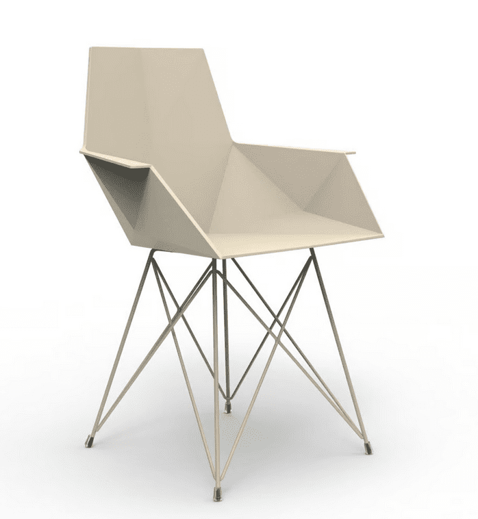 Silla con brazos Faz inox de Vondom