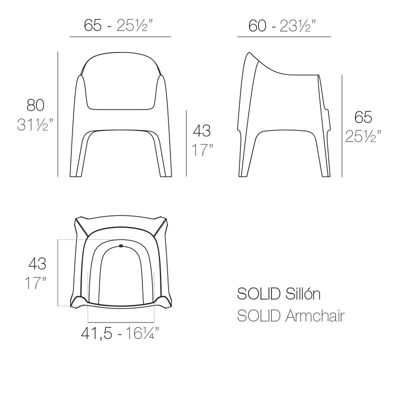 sillon solid medidas