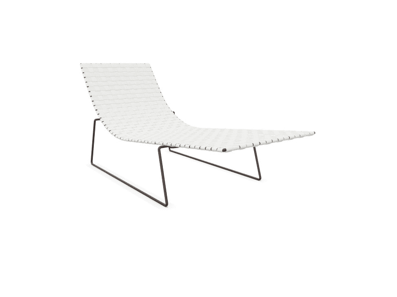 tumbona trenza blanco