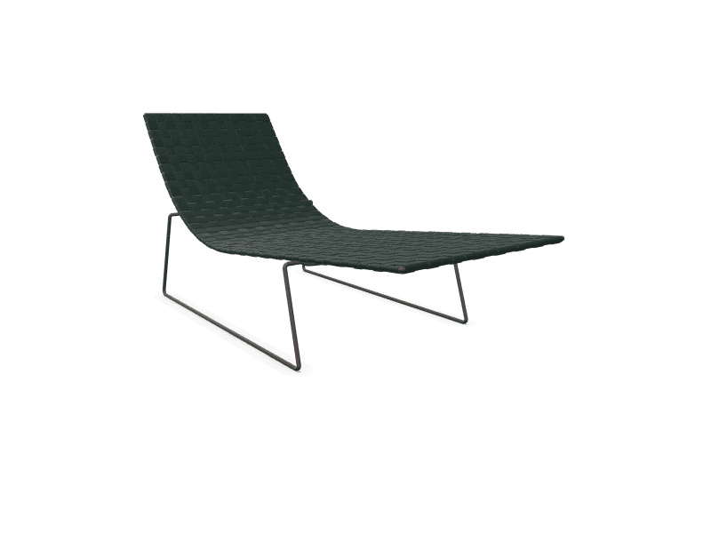 tumbona trenza gris grafito