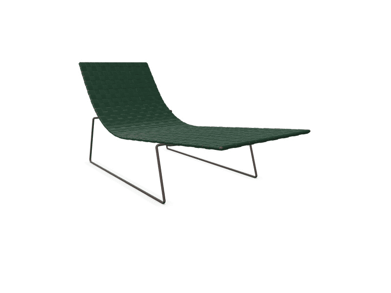 tumbona trenza verde