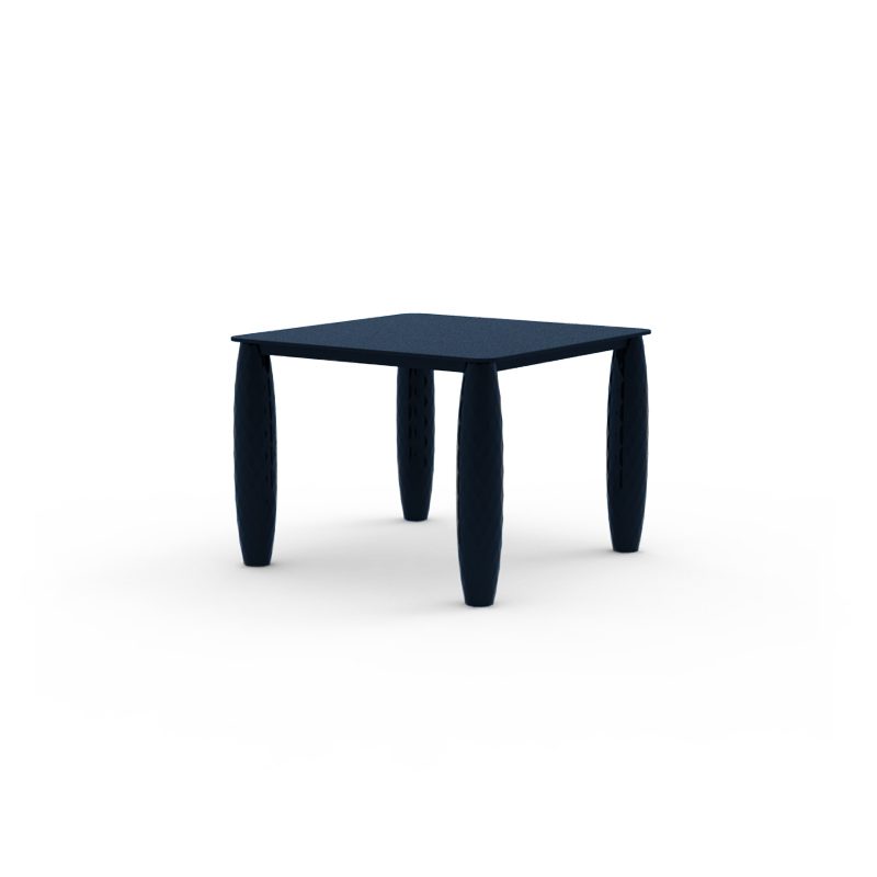 Mesa Vases 100x100 azul
