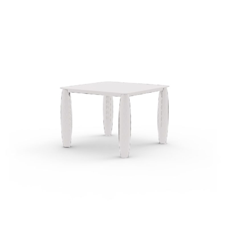 Mesa Vases 100x100 blanco