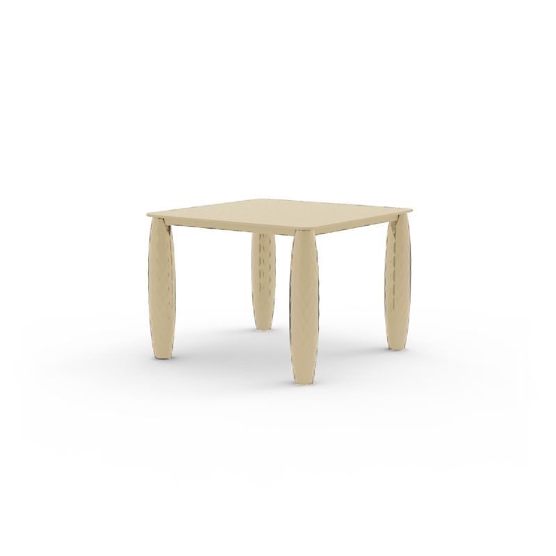 Mesa Vases 100x100 crema