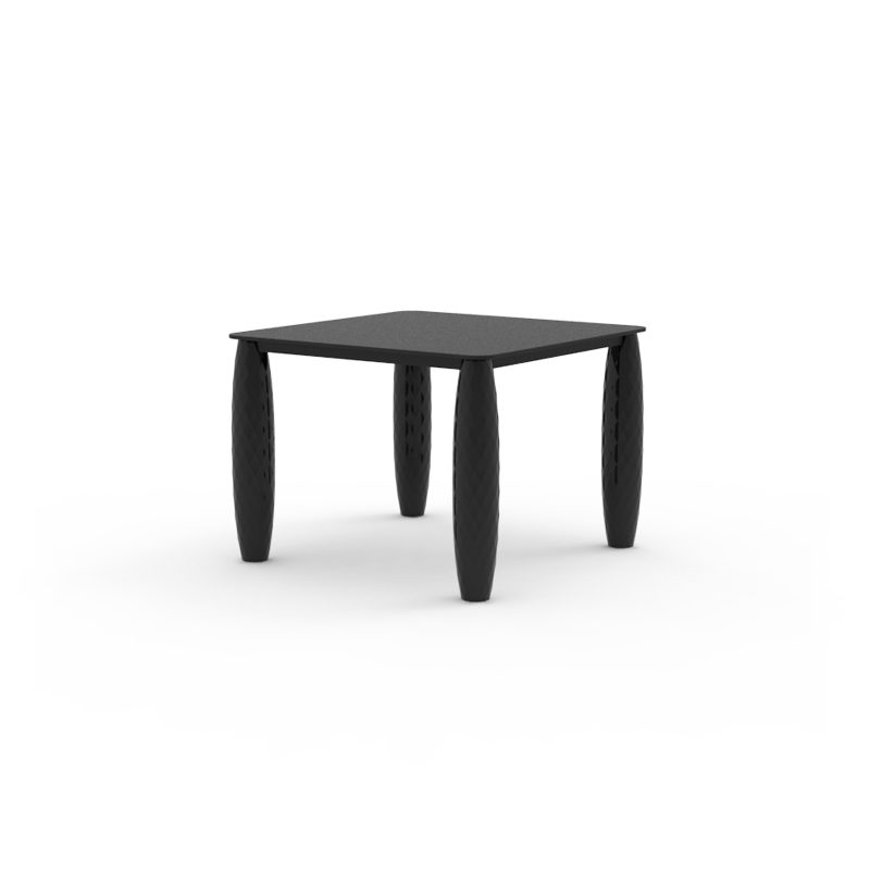 Mesa Vases 100x100 negro