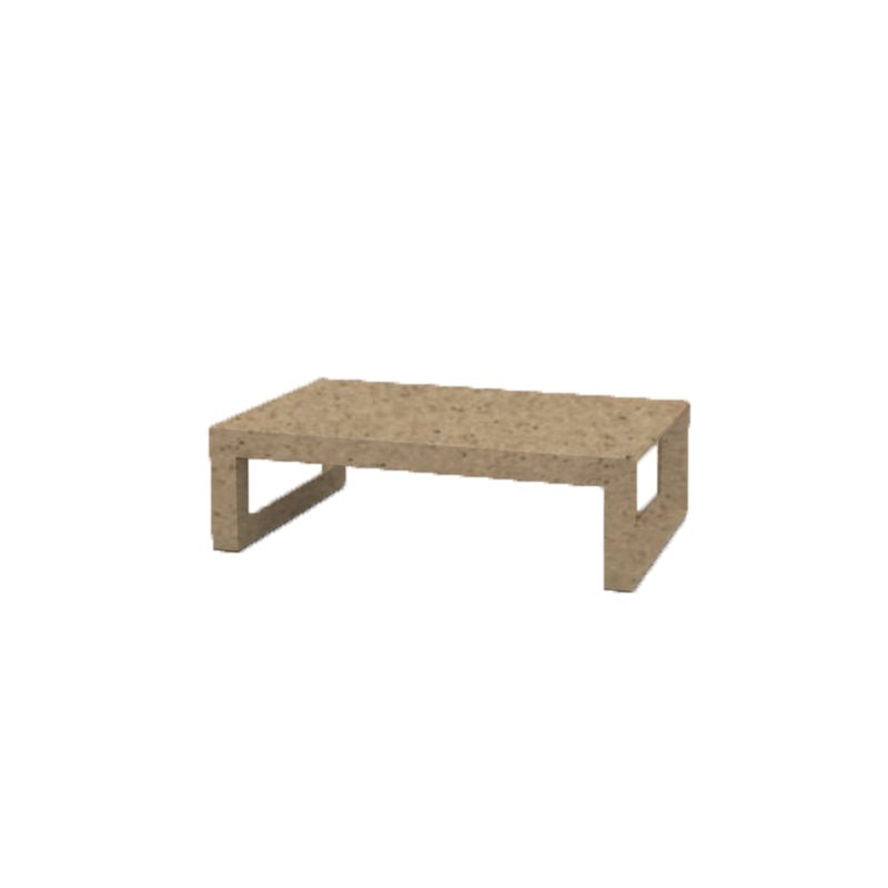 Mesa auxiliar Frame crema granito
