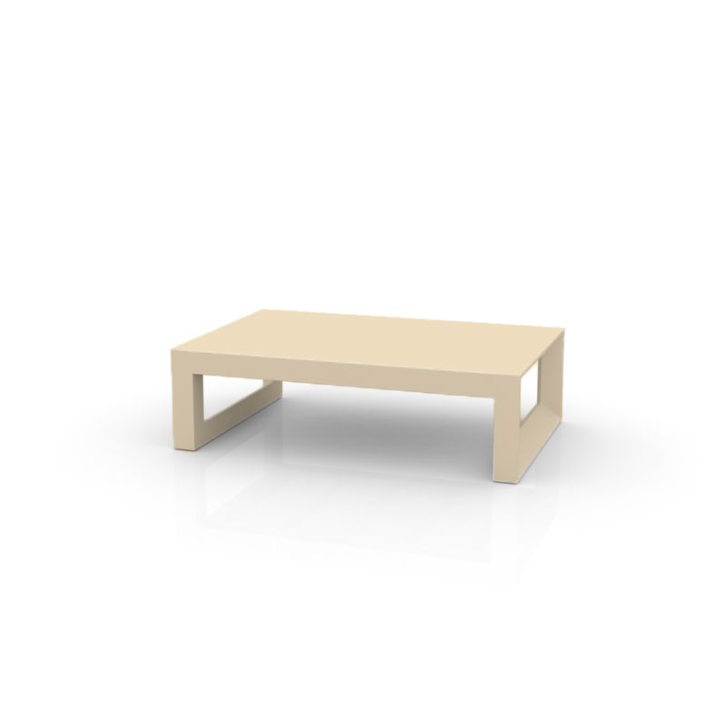 Mesa auxiliar Frame crema