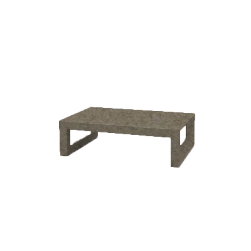 Mesa auxiliar Frame ecru granito