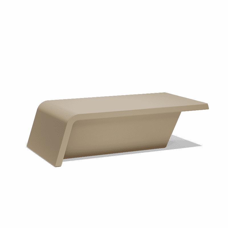 Mesa auxiliar Rest ecru