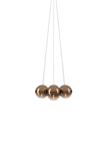 suspensión random cloud 7 lights bronce 23cm