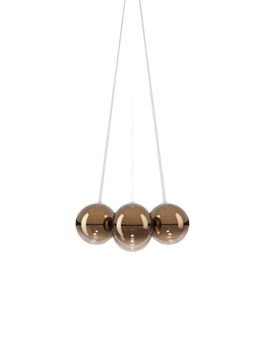 suspensión random cloud 7 lights bronce 28cm