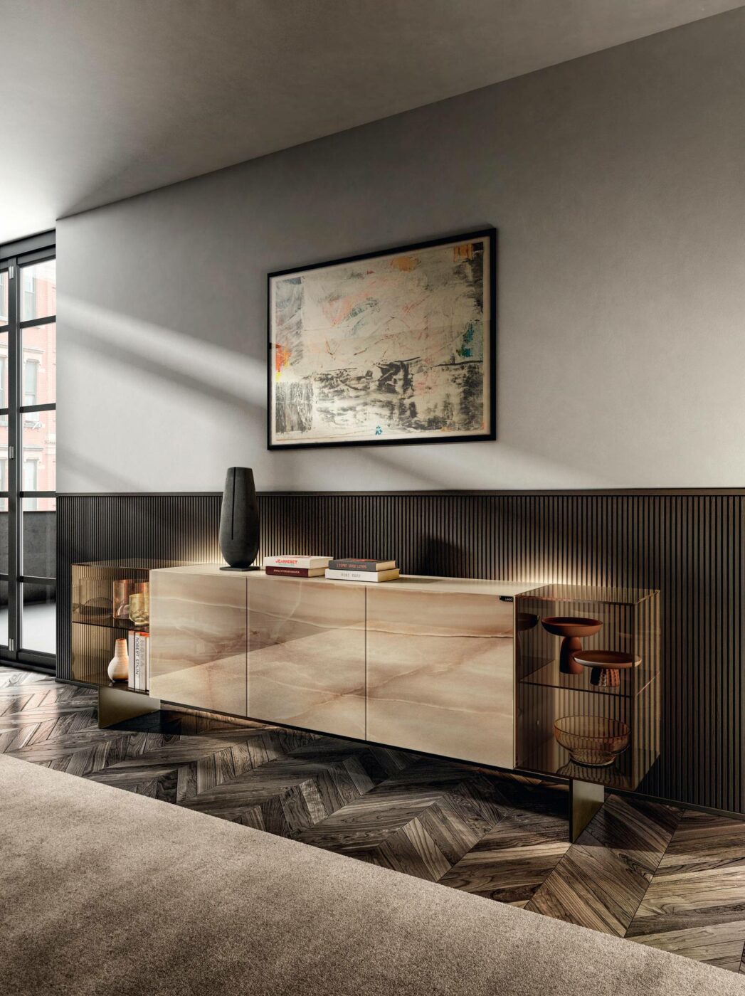 Aparador 36e8 Glass 1326 ambiente 2