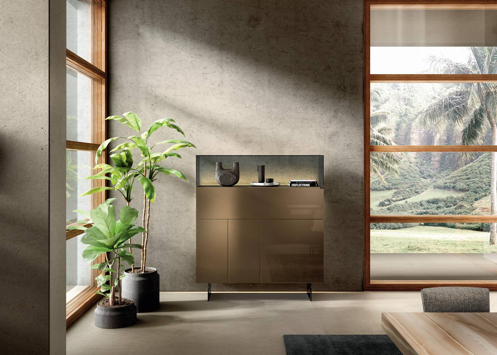 Aparador 36e8 Glass 1352 ambiente 1