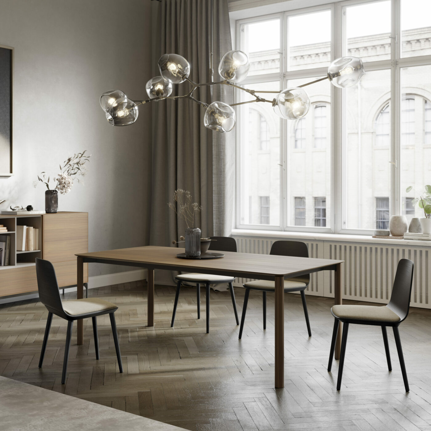 Mesa Laga madera ambiente 2