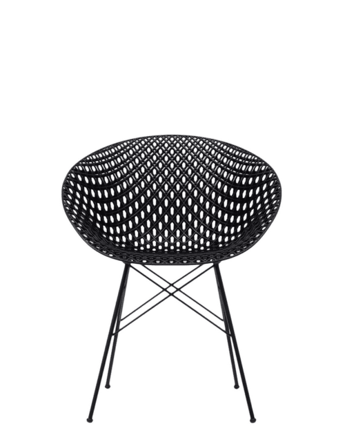 Silla Smatrik negra Kartell